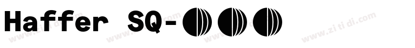 Haffer SQ字体转换